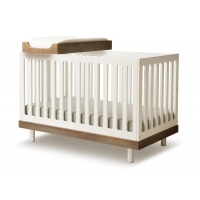 Lit bébé évolutif Classic - Noyer
